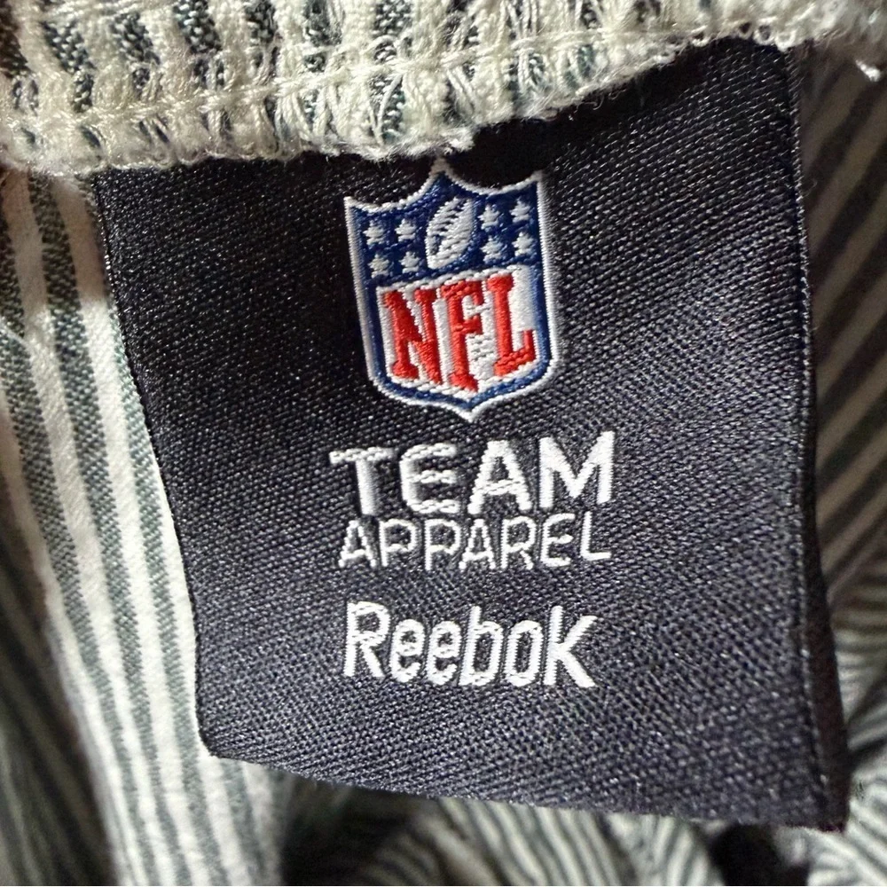 Green Bay Packers Lounge Pajama Pants Reebok NFL Team Apparel Striped Size Small